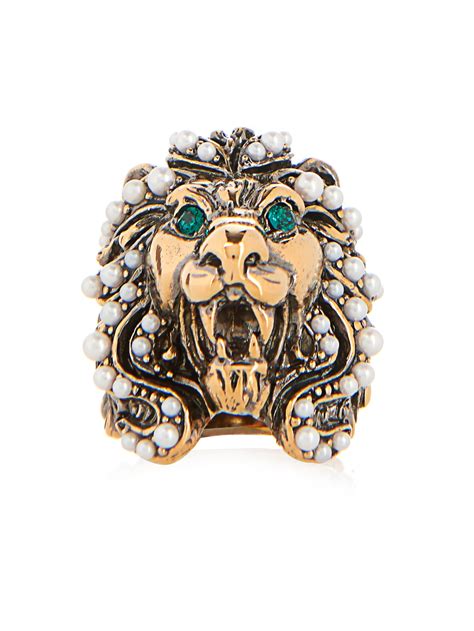 gucci wedding rings uk|female gucci lion ring.